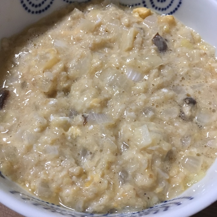 簡単ヘルシー オートミール中華風お粥 簡単ヘルシー オートミール中華風お粥